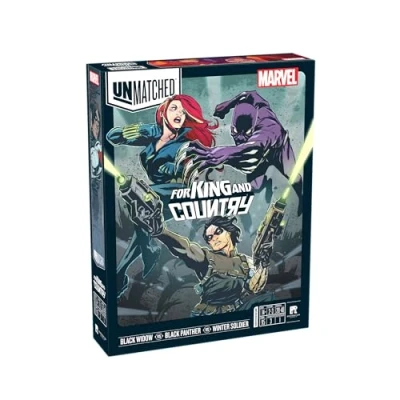 Image of Iello, Unmatched Marvel: For King and Country, Board Game, Ages 14+, 2 3 Players, 20 40 Minutes Playing Time