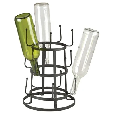 Image of Esschert Design C2074 Bottle Dryer, Stainless Steel, Metal