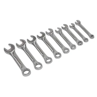 Image of Siegen Stubby Combination Spanner Set 9pc Metric