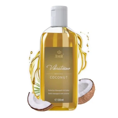 Image of Vibratissimo “Coconut Exotic Massage Oil with Coconut, Love Oil, Erotic 250ml