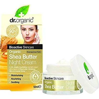 Image of Dr. Organic Shea Butter Night Cream 50ml