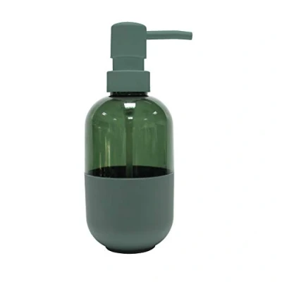 Image of Douceur d&#039;Intérieur Soap Dispenser (0) 6.8 x 17.5 cm Plastic Plain Transp. /Opaque Equatorial Khaki, POLYSTYRENE