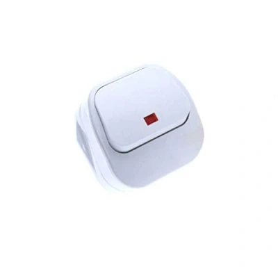 Image of Vogueing Tool 13A UK Mains Power Plug, 1pcs Switched Pluge 3 Pin With Big Swtch Neon Indicator Light for Connecting Appliance Cable