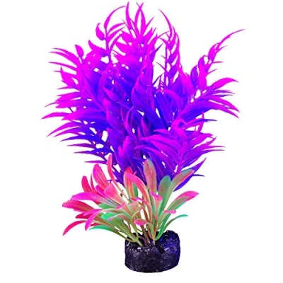 Image of Marina iGlo Plant Pink Limnophila 7.5&quot; Glows Under Blue LED