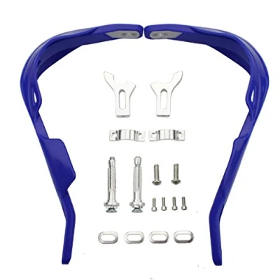 Image of GOOFIT 7/8&quot; Aluminium Alloy Handlebar Hand Brush Guards Protector Handguards Assy Replacement For Motocross Motorcycle Off road Pit Dirt Bike ATV Blue