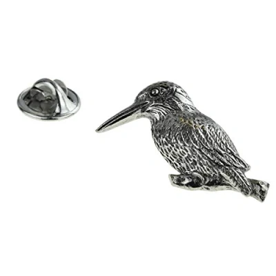 Image of Kingfisher Design Pewter Lapel Pin Badge