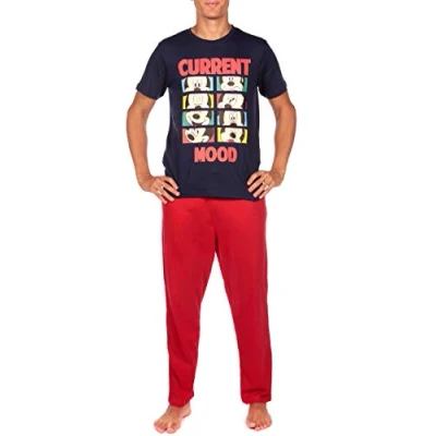 Image of Disney Mens Mickey Mouse Pyjamas Multicoloured Size Small