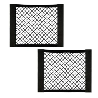 Image of Black Magic Adhesive Mesh Cargo Net Elastic String, Car Back Rear Trunk Seat Net(2 Pcak) 30 X 25cm