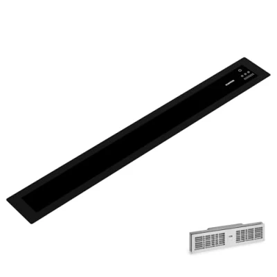 Image of Klarstein Brisa Cooker Hood A+ Energy Efficient, 710 M3/H Air Flow, Quiet 42 66 dB, Automatic Flip Open, Touch Control, Led Lighting, Stainless Steel, Space Saving Design