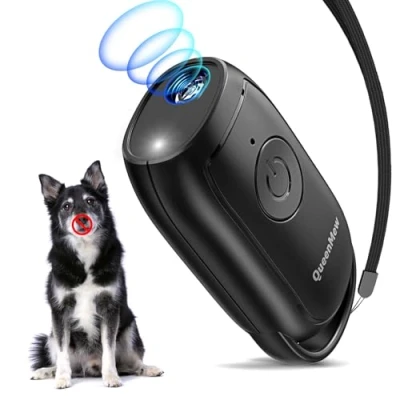 Image of Anti Barking Device, Handheld Ultrasonic Bark Stopper, Powerful Dog Deterrent Devices Stop Device with LED, Indoor Outdoor for Small Medium Large Dogs