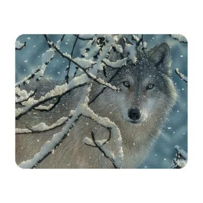 Image of 3D LiveLife Magnet Broken Silence from Deluxebase. Lenticular Wolf Fridge Magnet. Magnetic decor for kids and adults with artwork licensed renowned artist, Collin Bogle