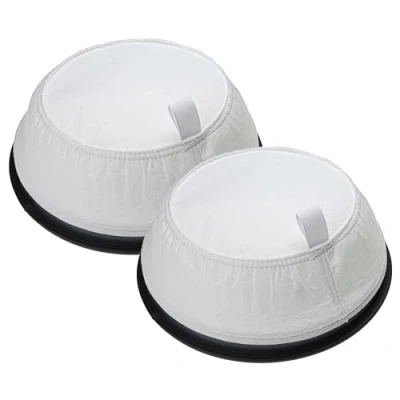 Image of vhbw 2x Sack Filter compatible with Nilfisk VP300 Hepa EU1, EU2 Dry Vacuum Cleaner, Cleaner Spare Filter, Black White