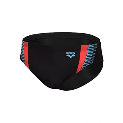 Image of Arena Mens Threefold Swim Briefs, Black anguria, 40 EU