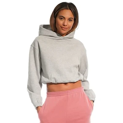 Image of Light &amp; Shade Women&#039;s Hooded Sweatshirt, Grey Marl, L