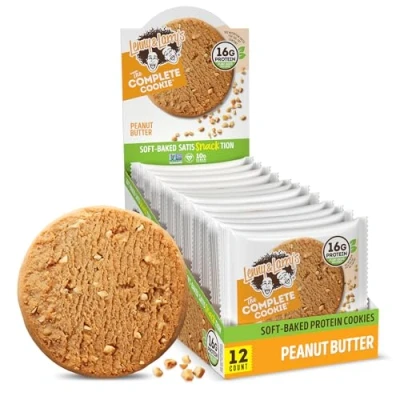 Image of Lenny &amp; Larry&#039;s Peanut Butter The Complete Cookie, 113g (Pack of 12)