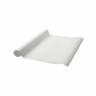 Image of SUL Drawer Liners, 45x500cm Kitchen Cabinet Liner, Waterproof &amp; Oil Proof Shelf Liner Roll, Mats EVA Material Fridge Anti Slip Non Adhesive BPA Free Cupboard Protector (White)