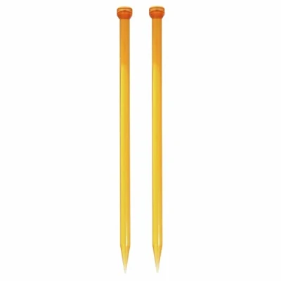 Image of Knit Pro KP51166 Trendz: Knitting Pins: Single Ended: 15cm x 4.00mm, 4mm, Orange
