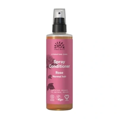 Image of Urtekram Spray Conditioner Rose Normal Hair Vegan, Organic, Hyaloronic Acid, Natural Origin, 250 ml