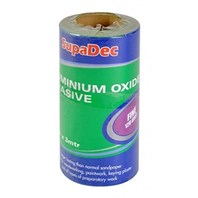 Image of SupaDec Aluminium Oxide Roll Fine Grade, 120 Grit, 3m