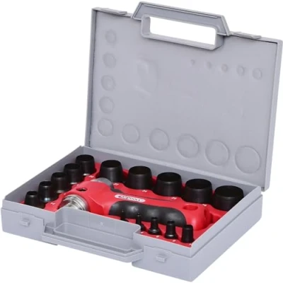 Image of KS Tools 129.0100 Hole punch set, 16 pcs, 3 30mm