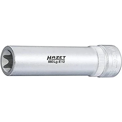 Image of Hazet 880LG E14 3/8 Inch x 65 mm Socket Wrench Insert Silver