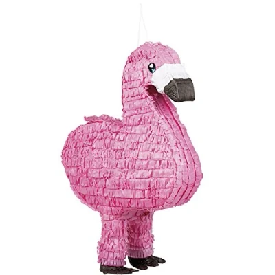 Image of Magic Box Hawaiian Party Pink Flamingo Pinata