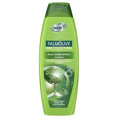 Image of 3 x Palmolive naturals “silky shine effect shampoo (aloe vera) for all hair types, 350 ml