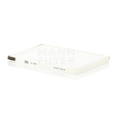 Image of 6447FG Pollen Filter MANN CU 2630 Particulate 265mm 200mm 19mm