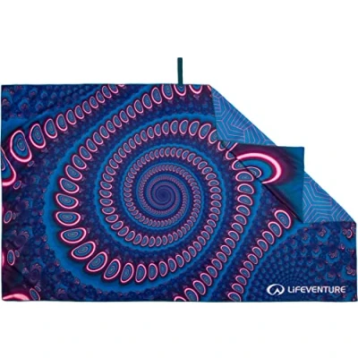 Image of Lifeventure Recycled SoftFibre Travel Towel — Compact, Lightweight Quick Dry Sports &amp; Beach Towel, Sand Free Design, Giant (Andaman)