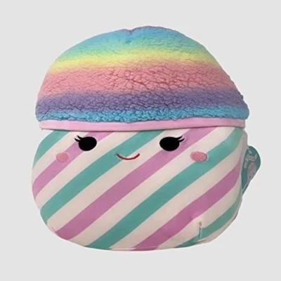 Image of Squishmallows Rare 12 Inch Bevin Rainbow Snow Cone Plush Add to Your Squad, Ultrasoft Stuffed Animal Large Toy, Official Kellytoy