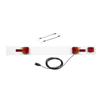 Image of Ring Automotive 4 ft 6 Inch Cycle Carrier Lighting Board: 2 m Cable Length With Elasticated Locking Straps &#039;E&#039; Approved Bulbs