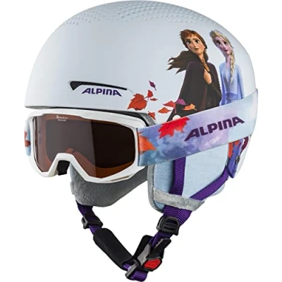 Image of ALPINA Unisex Children, ZUPO DISNEY SET ski helmet, Frozen II, 51 55 cm