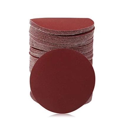 Image of SPEEDWOX Hook and Loop Sanding Discs 100pcs 3 inch 400 Grit Sandpaper for Wood Drill Grinder Rotary Tools No Hole