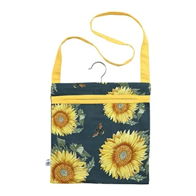 Image of Dexam RHS Sunflower Peg Bag Navy