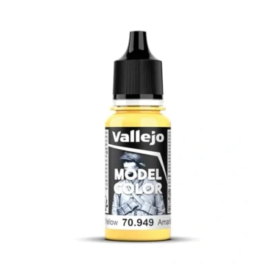 Image of Vallejo Model Color 17 ml Acrylic Paint Light Yellow