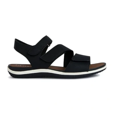 Image of Geox Women&#039;s D Vega Sandal, Black, 2 UK