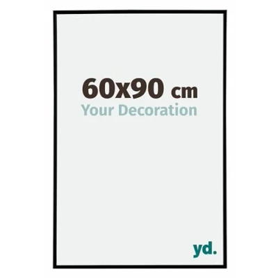 Image of yd. Your Decoration Picture Frame 60 x 90 cm Plastic with Acrylic Glass Anti Reflective Excellent Quality Matte Black Evry