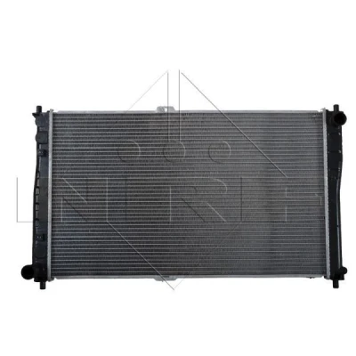 Image of 0K55215200A, 0K55215200B, 0K55215200C, 0K55215200D, OK55215200A Engine radiator NRF 53484 Aluminium 700mm 424mm 26mm Brazed cooling fins