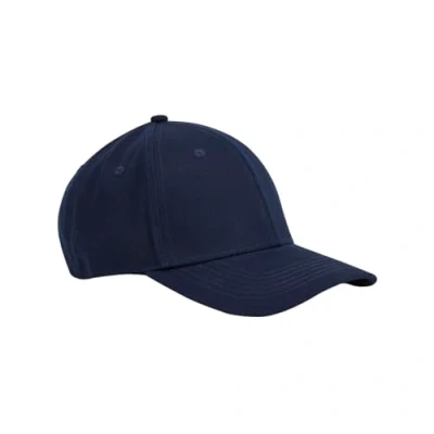 Image of Beechfield French Navy EarthAware Classic Cap Sun Hat, Baseball Caps Mens and Womens, Running Cap, Tennis Sports Hat 100% Organic Cotton Twill