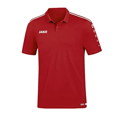 Image of JAKO Striker 2.0 Polo Men&#039;s Chili Red/White, X Large