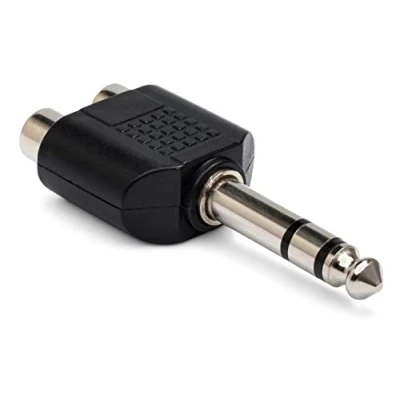 Image of Hosa GPR 484 Adapter Dual RCA to 1/4 in TRS