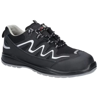 Image of Centek: Black FS313 Extra Light Water Resistant Safety Trainer 9