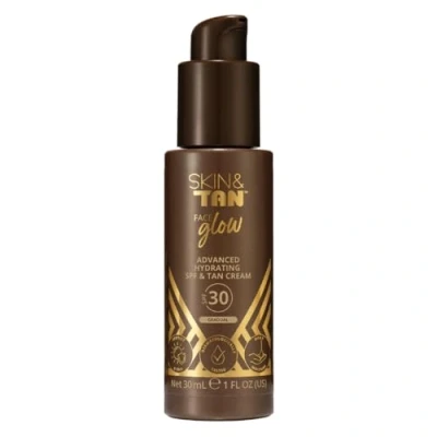 Image of Skin &amp; Tan Face Glow Advanced Hydrating SPF Cream 30ml