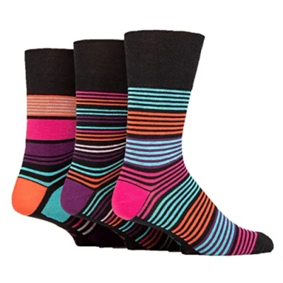 Image of 3 Pairs Gentle Grip Socks Size UK 6 11 (3 X RJ626)