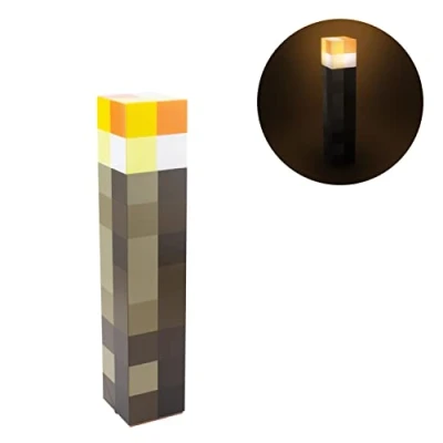 Image of Paladone Minecraft Torch Light 2 Modes Use Battery Operated