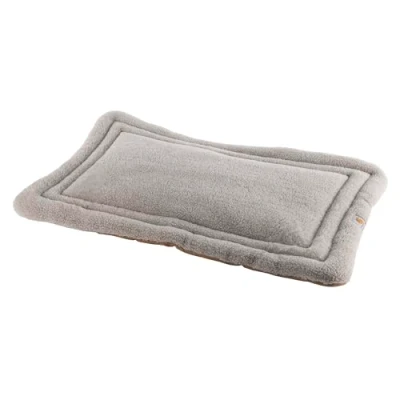 Image of Carhartt Durable Firm Duck Sherpa Top Dog Napper Pad, Washable Canvas Pads for Dogs, Pad (Carhartt Brown), Medium