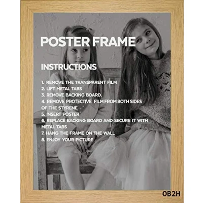 Image of MODERN A1 A2 A3 A4 A5 PICTURE FRAME (Oak, A5(210 x 148 mm)