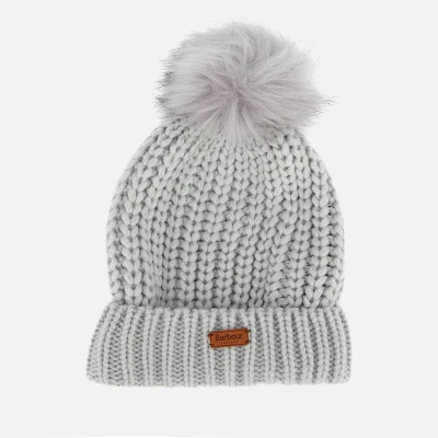 Image of Barbour Women&#039;s Saltburn Beanie Ice White