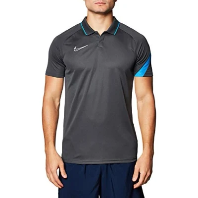 Image of Nike Men&#039;s M NK DRY ACD20 POLO Shirt, Anthracite/Photo Blue/White, S