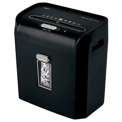 Image of Rexel RPS812 Strip Cut Paper Shredder, Shreds 8 Sheets, P2 Security, Home/Home Office, 12L bin, Ultra Quiet, ProMax QS Range, 2104580
